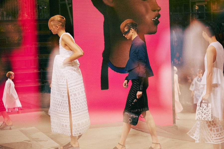 Backstage at Kenzo SS15 Dazed 15