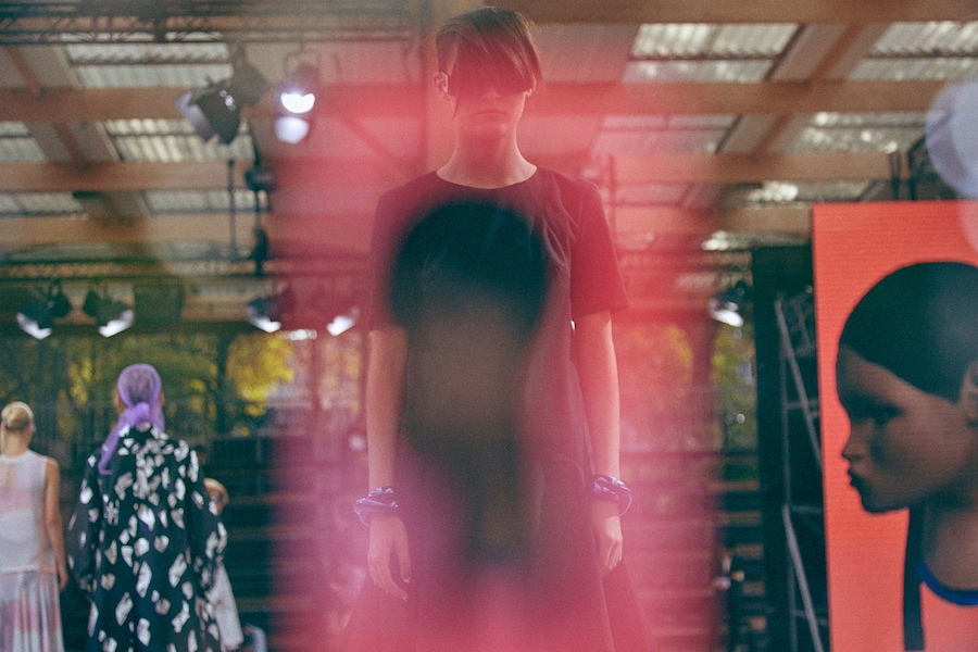 Backstage at Kenzo SS15 Dazed 19