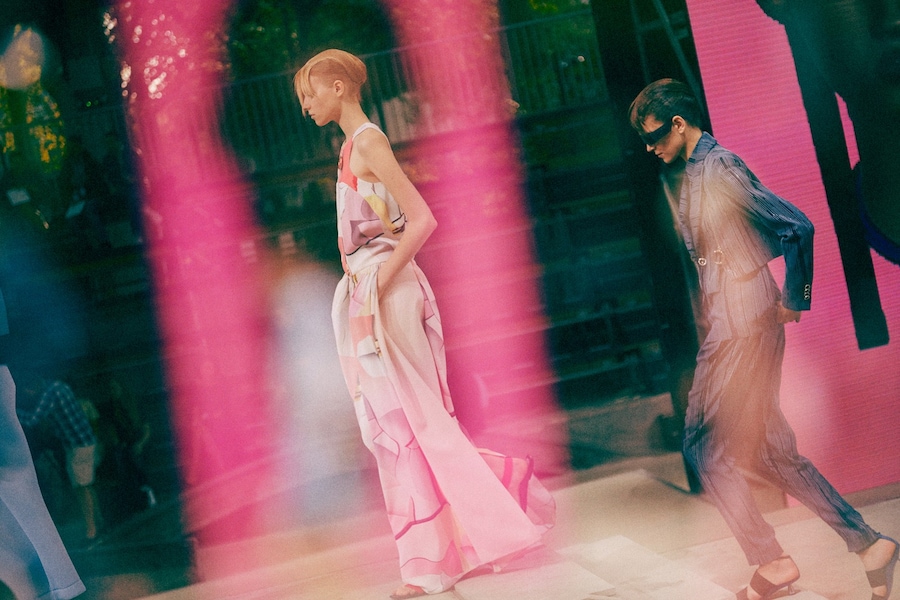 Backstage at Kenzo SS15 Dazed 20