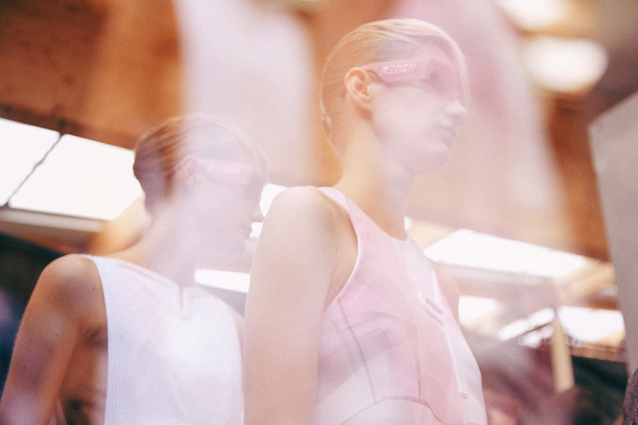 Backstage at Kenzo SS15 Dazed 21