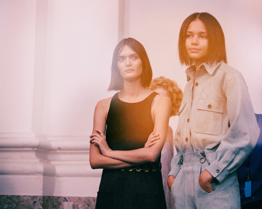 Chloé SS15, womenswear, Dazed backstage 5