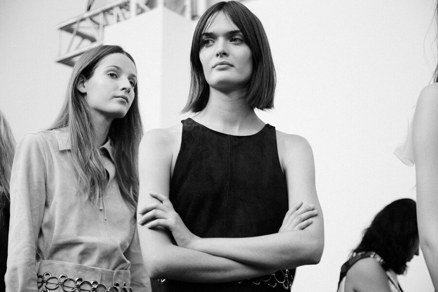 Chloé SS15, womenswear, Dazed backstage 9
