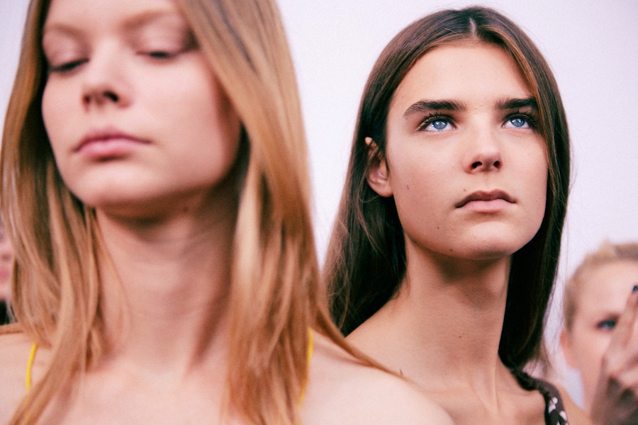 Chloé SS15, womenswear, Dazed backstage 17