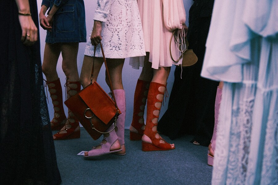 Chloé SS15, womenswear, Dazed backstage 21
