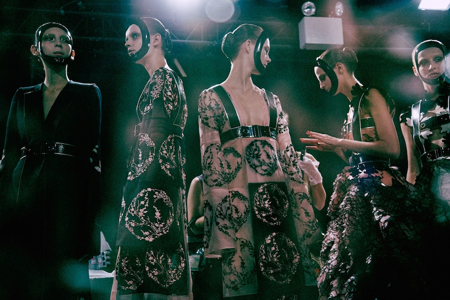 Alexander McQueen SS15, womenswear, Dazed backstage 20