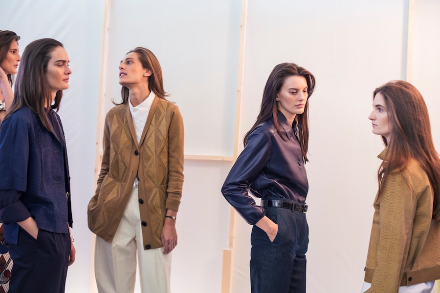 Herm&#232;s SS15, womenswear, Dazed backstage 5
