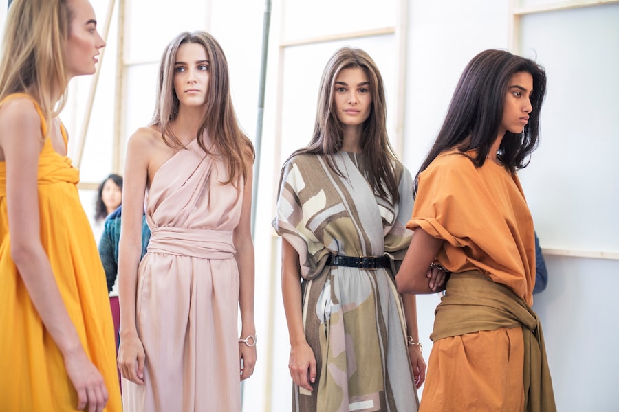 Herm&#232;s SS15, womenswear, Dazed backstage 11