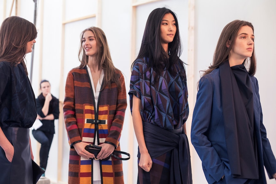 Herm&#232;s SS15, womenswear, Dazed backstage 7