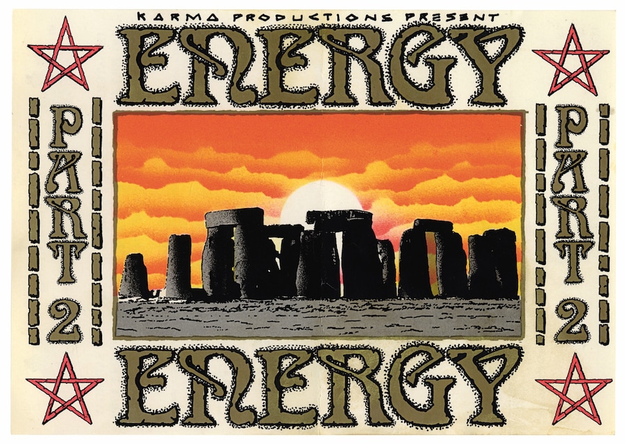 Rave Art by Chelsea Louise Berlin Energy flyer 1989 99 A 10
