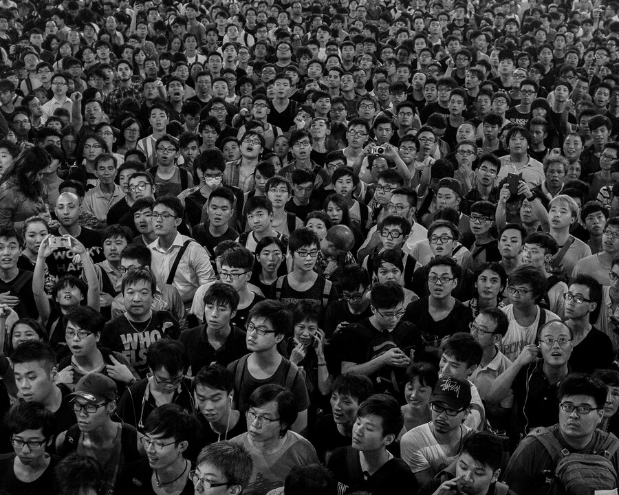 Hong Kong protests by Glenn Eugen Ellingsen 10