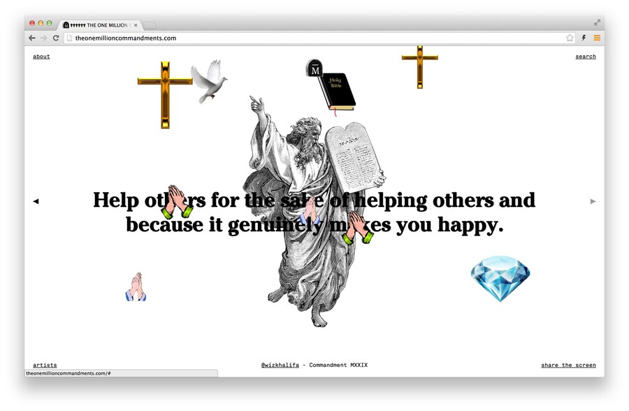 Cecilia Azcarate&#39;s One Million Commandments 2