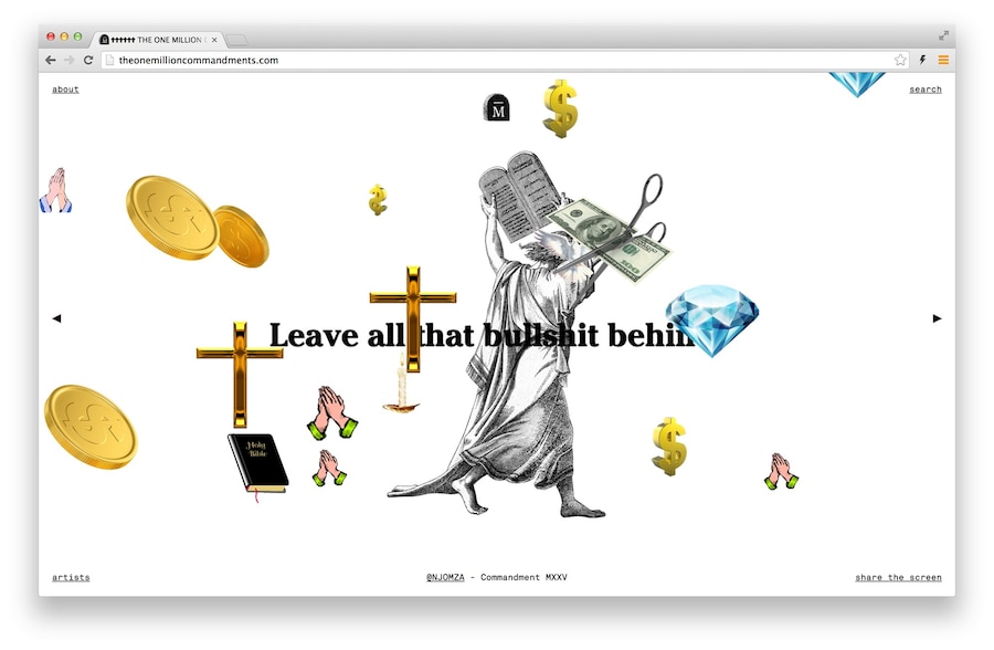 Cecilia Azcarate&#39;s One Million Commandments 3