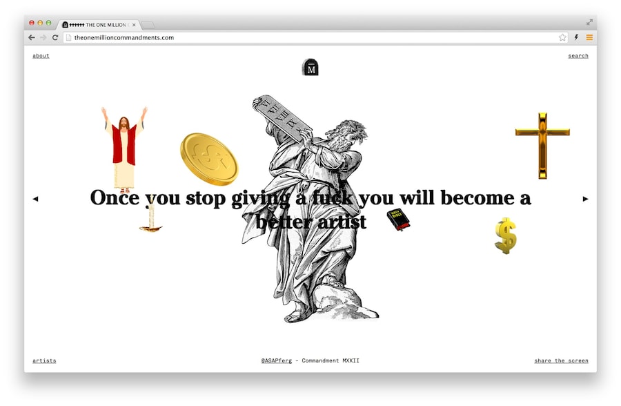 Cecilia Azcarate&#39;s One Million Commandments 4