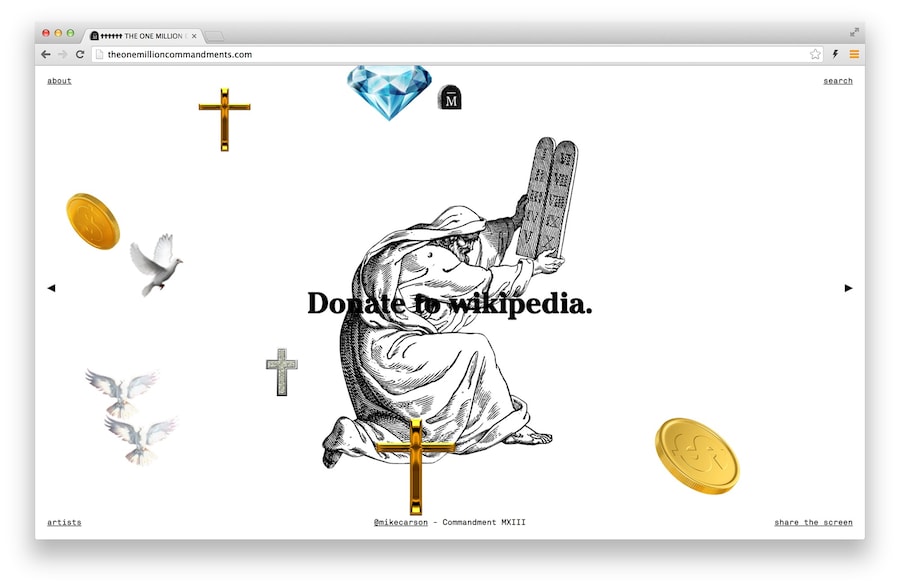 Cecilia Azcarate&#39;s One Million Commandments 7
