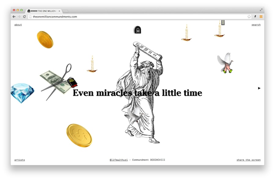 Cecilia Azcarate&#39;s One Million Commandments 19