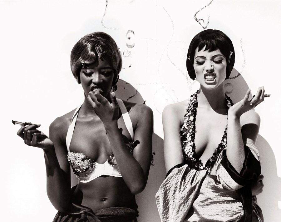 Naomi Campbell and Christy Steven Meisel exhibition