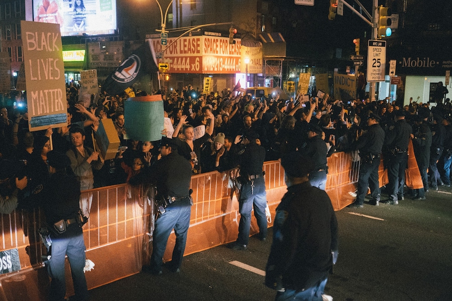 Ferguson protest New York 5