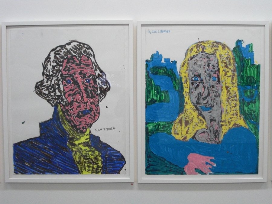 Paintings by Ike Morgan.