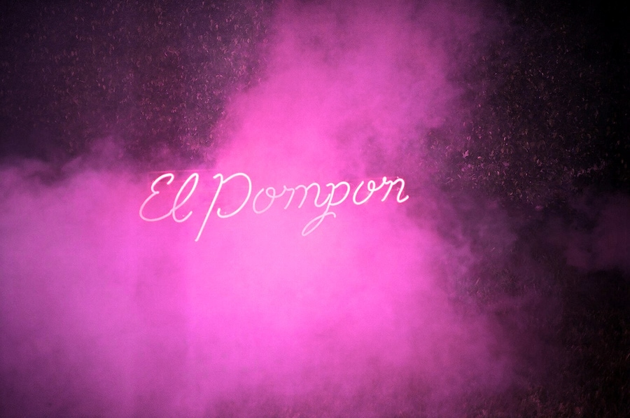 PPP Art Basel Miami El Pompon neon sign 1