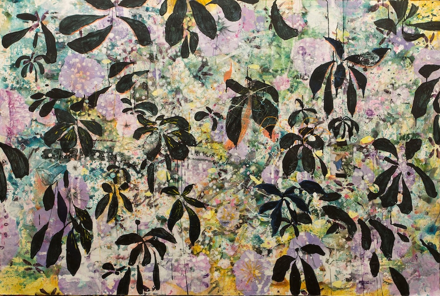 Nicholas Johnson, A Punk Smelling Flowers at the E 11