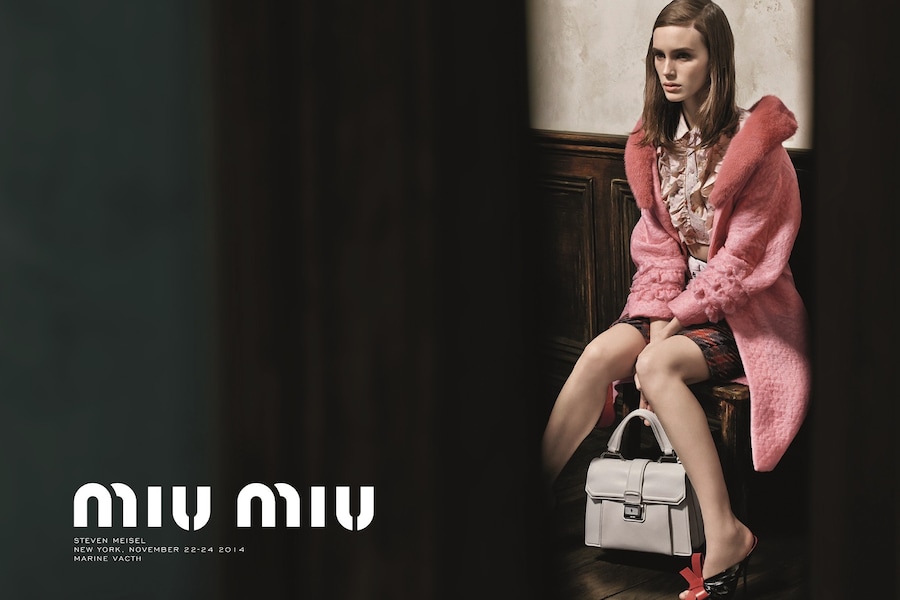 Marine Vacth for Miu Miu spring/summer 2015 campaign 0