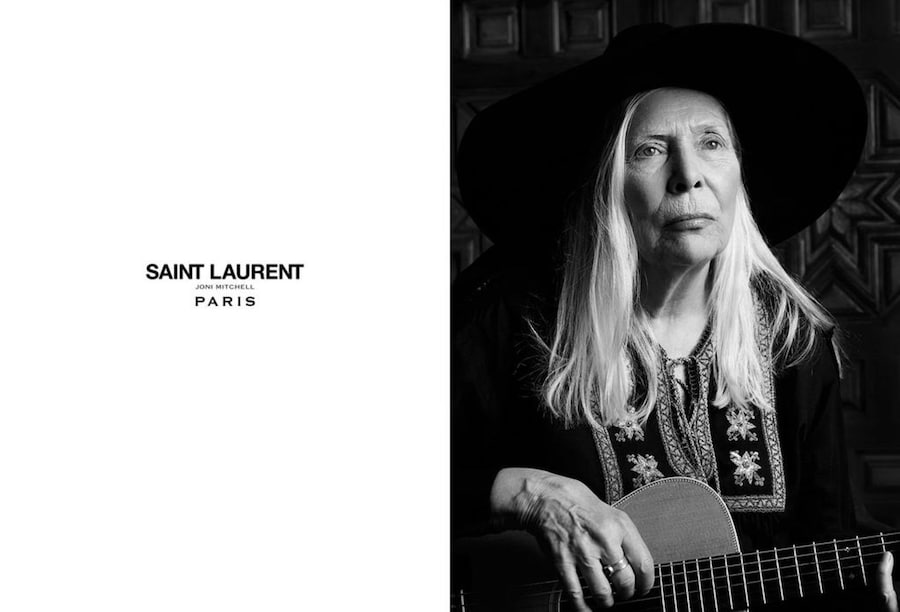 Joni Mitchell Saint Laurent Music Project campaign 2