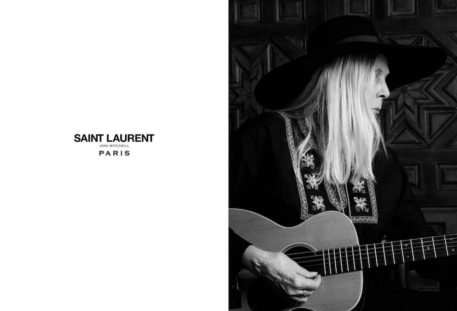 Joni Mitchell Saint Laurent Music Project campaign 0