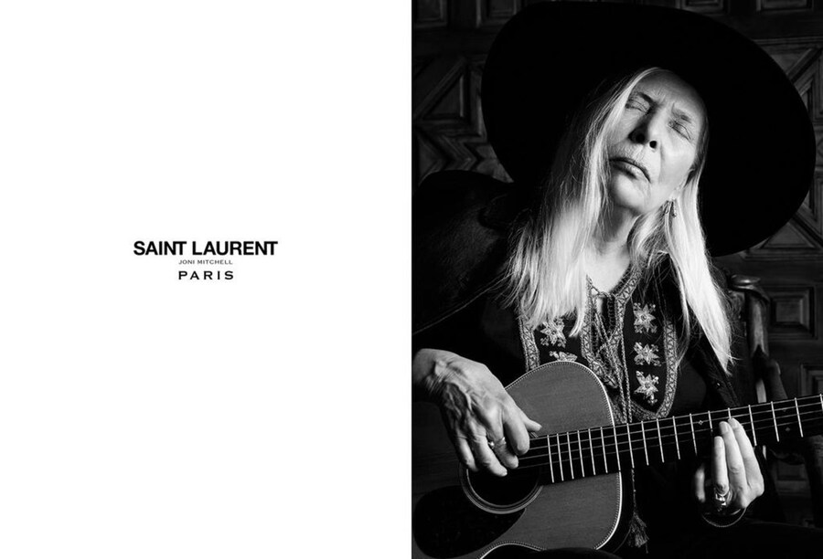 Joni Mitchell Saint Laurent Music Project campaign 1