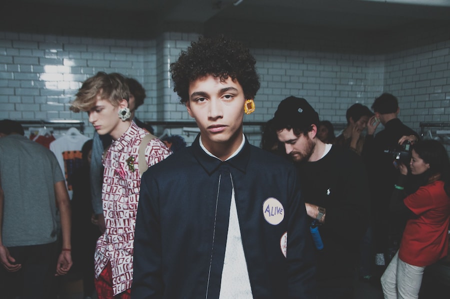 Kit Neale AW15 Dazed backstage 7