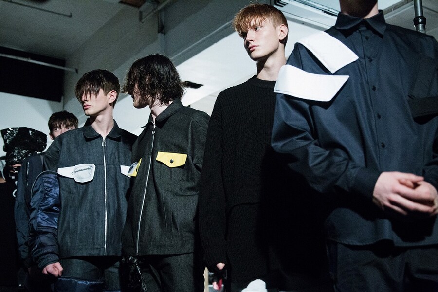 Christopher Shannon AW15 Mens backstage LC:M Dazed 4