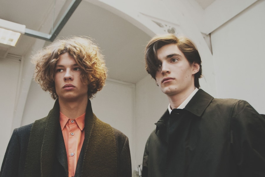 Backstage at Margaret Howell AW15 4
