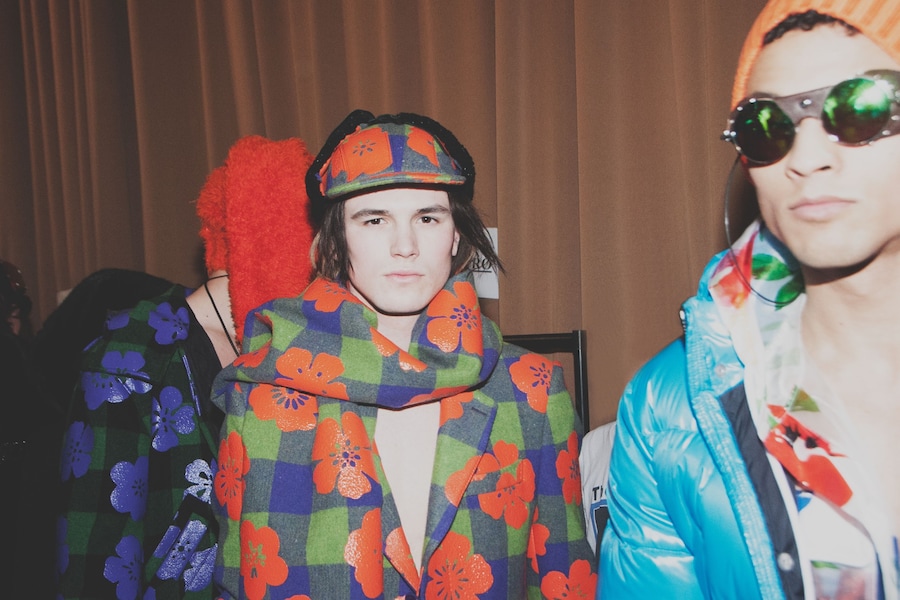 Backstage at Moschino Mens AW15 13