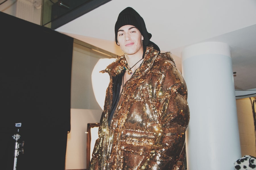 Backstage at Moschino Mens AW15 12