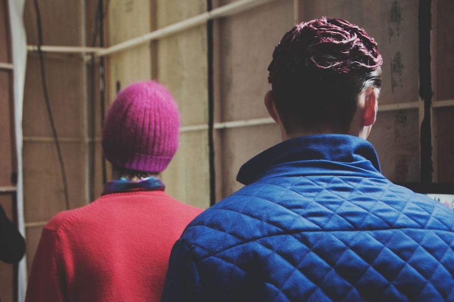 Backstage at Katie Eary AW15 19