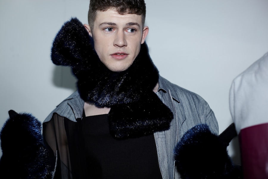 Backstage at Shaun Samson AW15 8