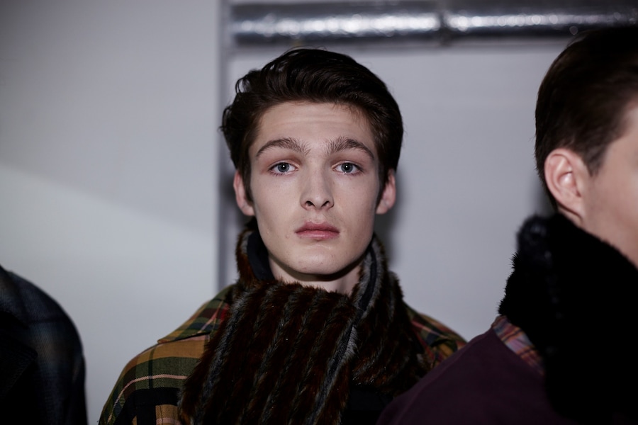 Backstage at Shaun Samson AW15 10