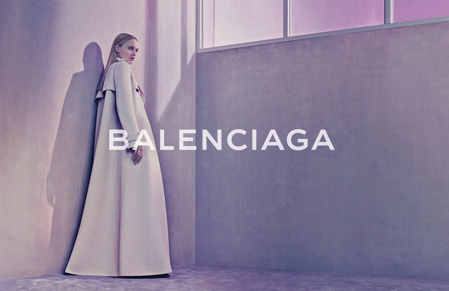 Sasha Pivovarova Balenciaga spring/summer 2015 campaign 0