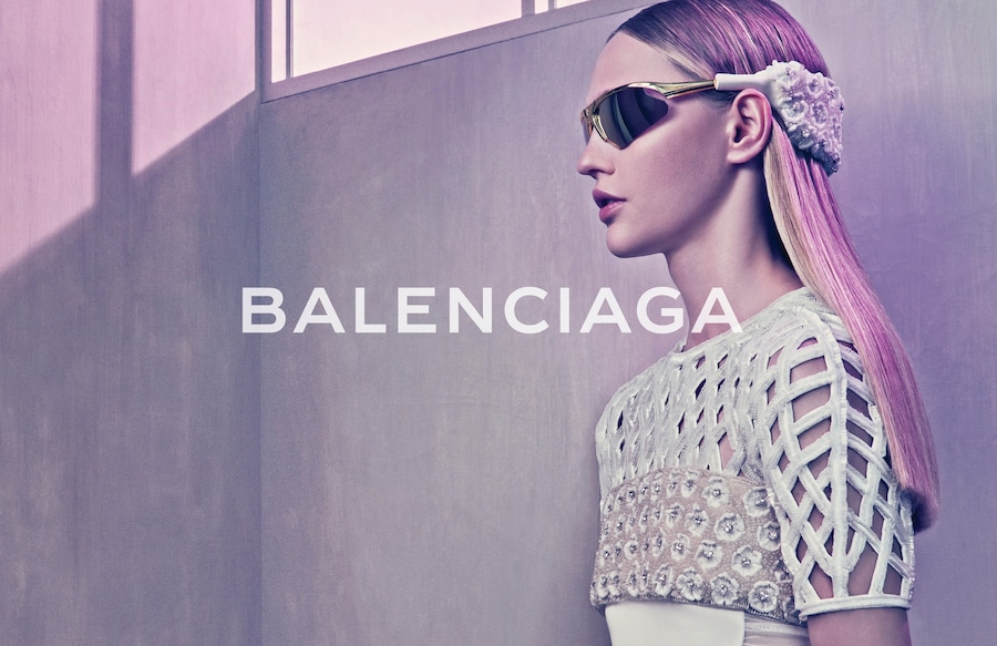 Sasha Pivovarova Balenciaga spring/summer 2015 campaign 3