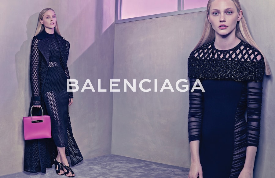Sasha Pivovarova Balenciaga spring/summer 2015 campaign 4