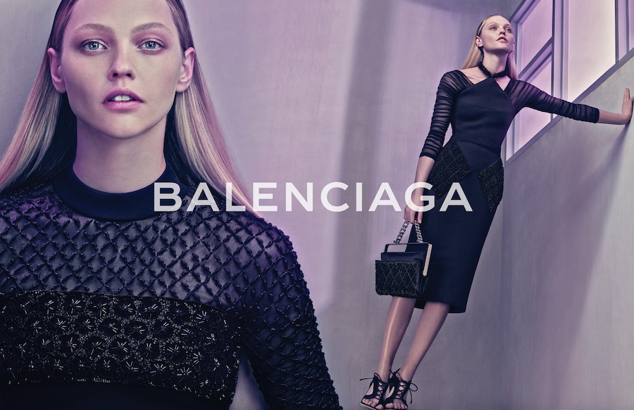 Sasha Pivovarova Balenciaga spring/summer 2015 campaign 5