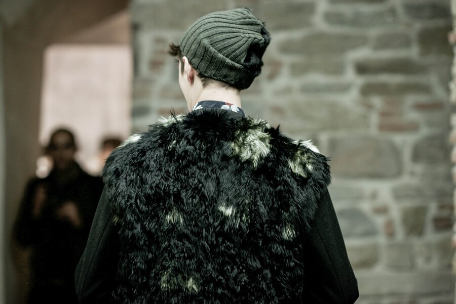 Marni Pitti Uomo AW15 Firenze Backstage menswear black 19