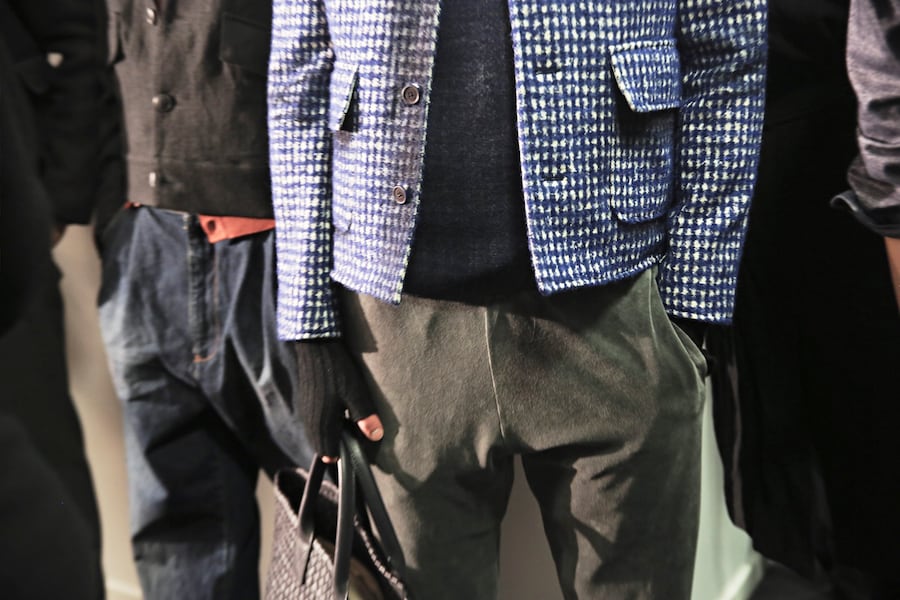Bottega Veneta AW15 menswear Milan fingerless gloves 20