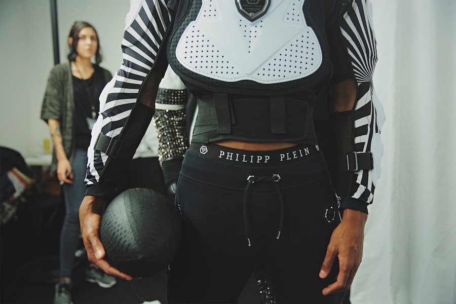 Philipp Plein AW15 Black White Helmet Sportswear Football 24