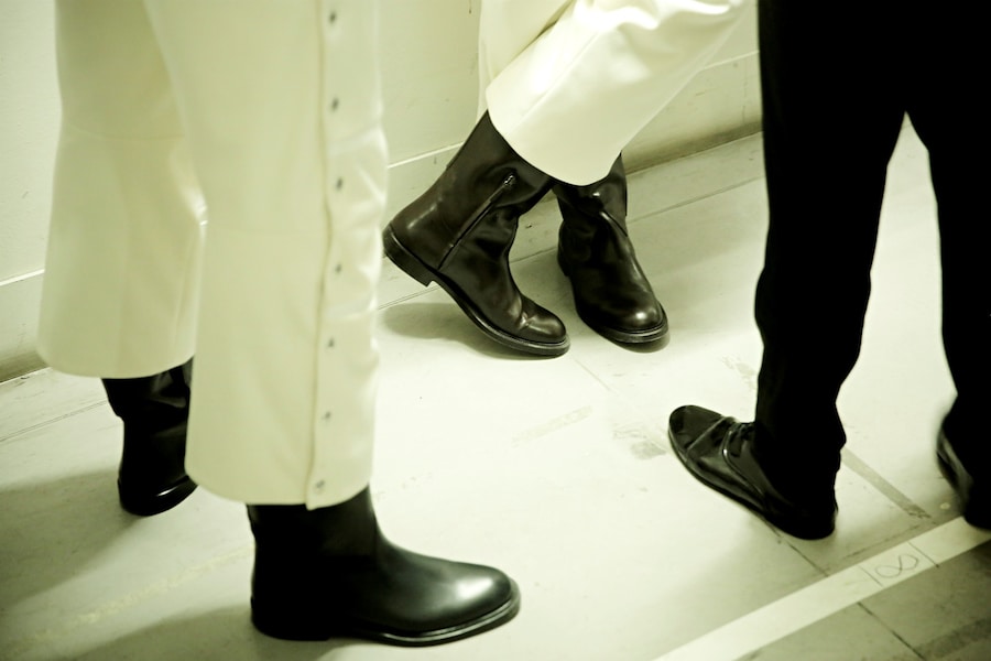 Moncler Gamme Bleu AW15 boots, Menswear, Dazed 17