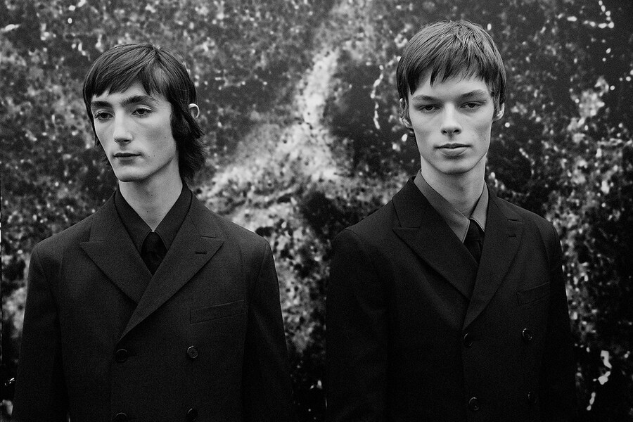 Prada AW15 mens, Dazed backstage 18