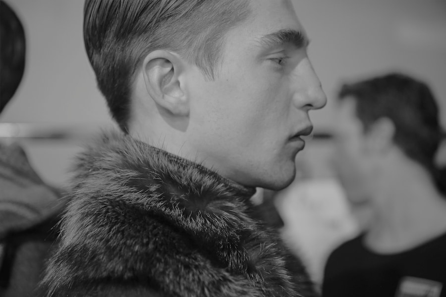 Antonio Marras AW15 fur, Mens, Dazed backstage 21