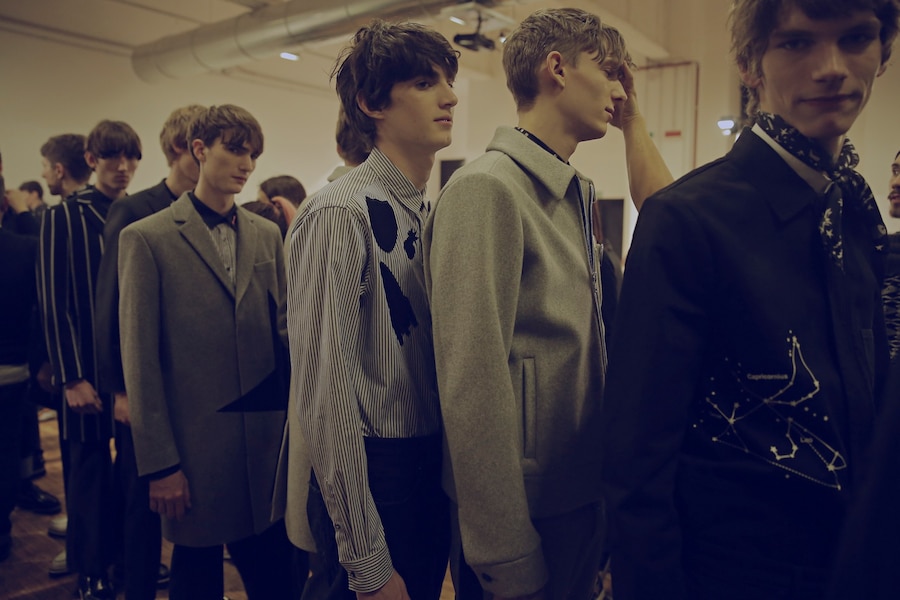MSGM AW15 line up, Menswear, Dazed backstage 5