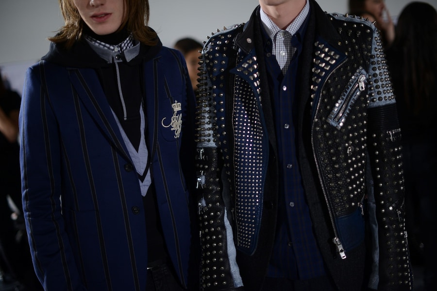 Diesel Black Gold AW15, Menswear, Dazed backstage 2