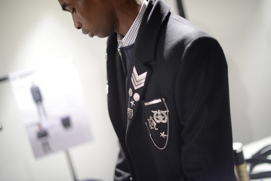 Diesel Black Gold AW15, Menswear, Dazed backstage 14