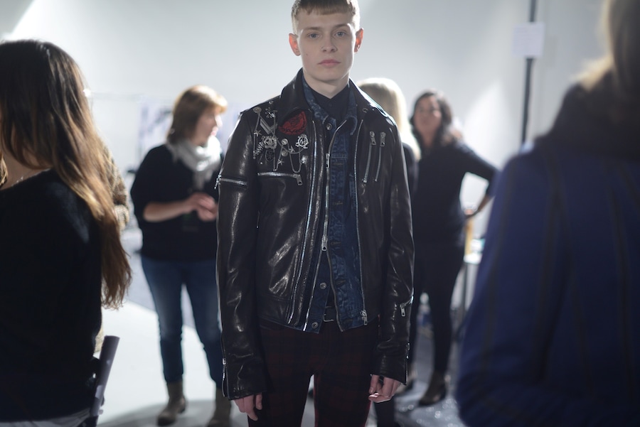 Diesel Black Gold AW15, Menswear, Dazed backstage 12